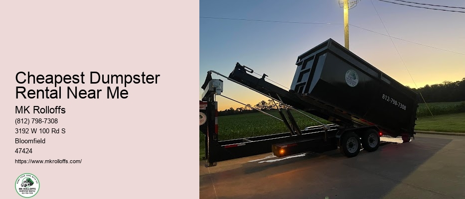 Cheap Dumpster Rental