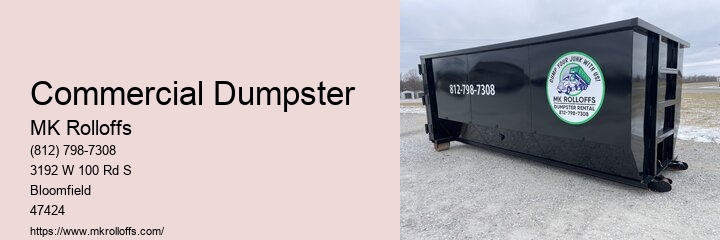 Dumpster Rental Conditions