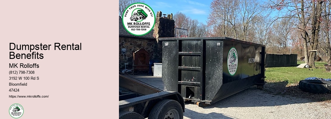 Dumpster Rental Area