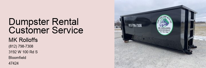 Dumpster Rental Regulations