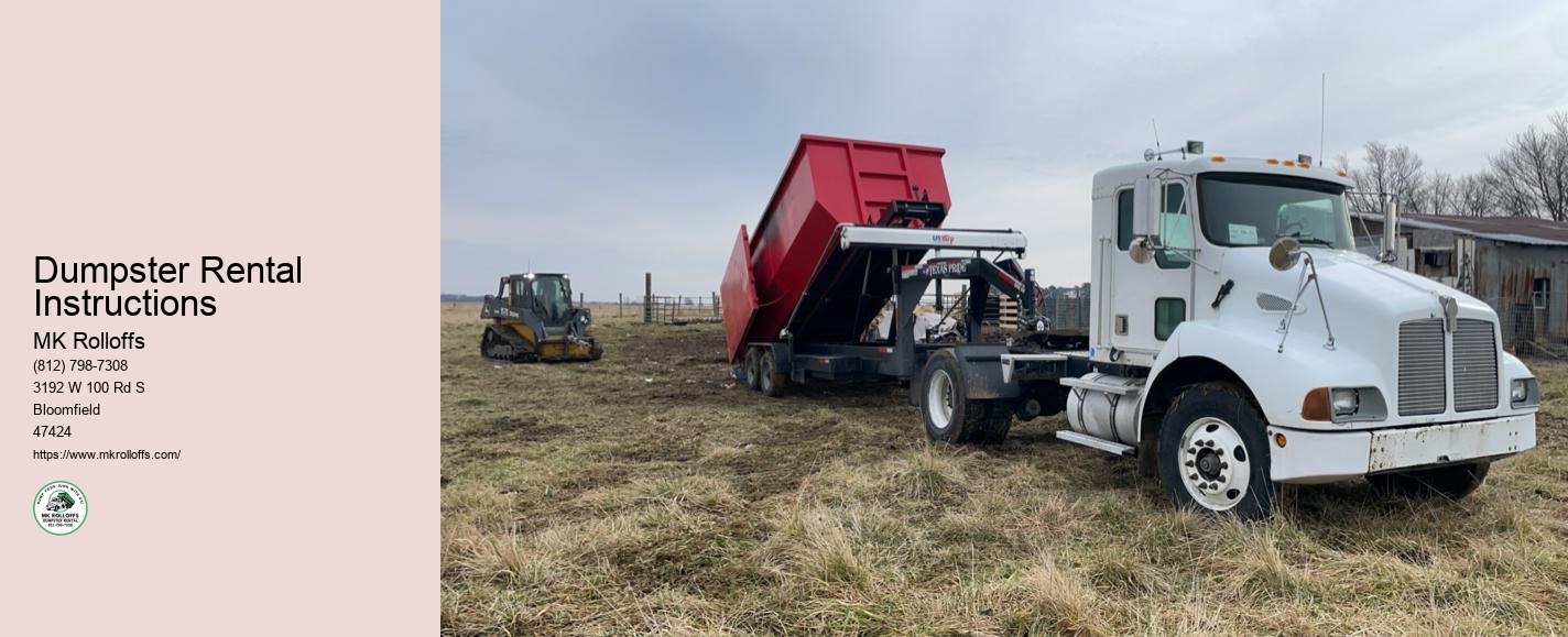 Event Cleanup Dumpster