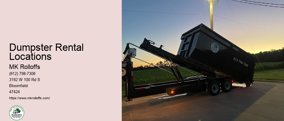 Construction Dumpster Rental Near Me