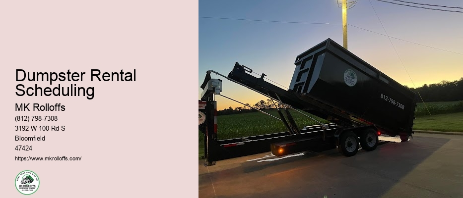 Dumpster Rental Specifics