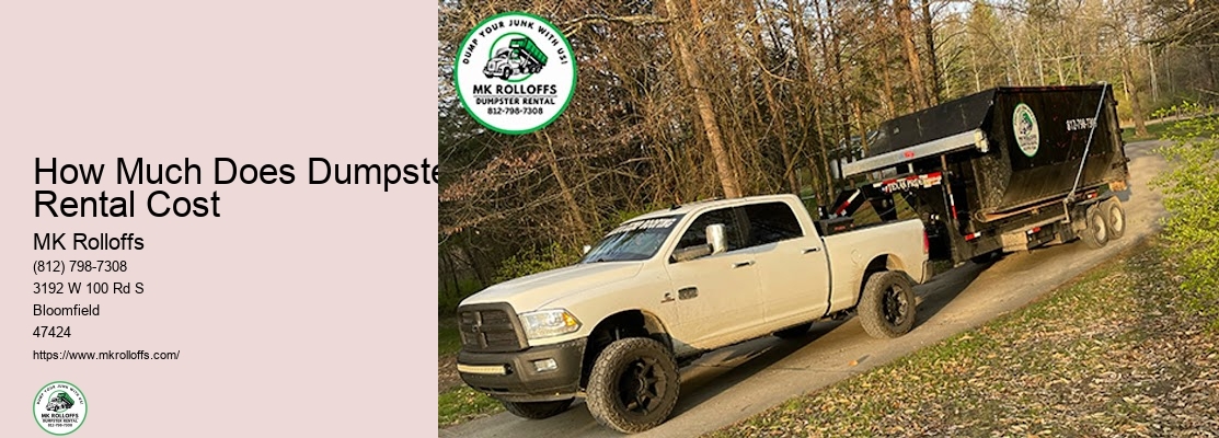 Dumpster Rental Details